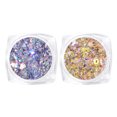 thumbnail image 1 of kurtrusly 2 Box/set Nail Flakes Sequins Powder Metal Magic Paillette Shinning Manicure Nail Powder Decorations, 1 of 1