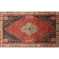 thumbnail image 1 of Ahgly Company Machine Washable Indoor Rectangle Traditional Orange Salmon Pink Area Rugs, 8' x 10', 1 of 7