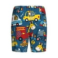 thumbnail image 4 of Picia Vehicles Cartoon with Funny Drivers Pajama Shorts for Men, Men's Pajama Bottoms, Sleepwear,Short Pajama Pants-Medium, 4 of 9