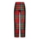 thumbnail image 5 of Puntoco Pantalones de pierna recta con diseño de estampado fino para dormir en casa para hombre Pantalones casuales para hombre, 5 of 5