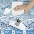 thumbnail image 6 of Boho Kitchen Rugs Set 2 Piece, Farmhouse Kitchen Rugs and Mats Non Skid Washable, Waterproof PVC Kitchen Mats for Floor, Anti Fatigue Floor Comfort Mats, 18'''' x 48'''' + 18'''' x 30'''', Blue, 6 of 6