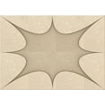 thumbnail image 1 of Ahgly Company Machine Washable Indoor Rectangle Transitional Moccasin Beige Area Rugs, 3' x 5', 1 of 7
