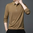 thumbnail image 4 of Mlzmgr Shirts for Men 1/4 Button Long Sleeve Golf Shirts Fitness Business Casual Work Shirts, 4 of 5