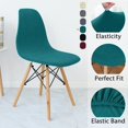 thumbnail image 2 of Funda de asiento con forma de concha, cubierta de silla de tela Polar sin brazos para banquete, hogar, Hotel, 34 colores, 2 of 4