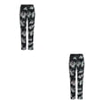 thumbnail image 3 of Qarigey Pantalones de mujer Panty largo Playa Ligero Casual Push Up Pantalón de cintura alta Pantalones elásticos de pierna recta Ropa Type1 NO1, 3 of 6