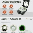 thumbnail image 4 of Multifunctional Military Sighting Navigation Compass with Inclinometer | Impact Resistant & Waterproof Compass for Hiking, Camping, 4 of 8