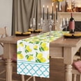 thumbnail image 2 of Table Runners 108 Inches Long Dress Scarves, Yellow Lemon Farmhouse Coffee/Dining/Kitchen Table Runner for Living Room, Farmhouse Summer Botanical Watercolor 13x108 Inch, 2 of 9