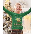 thumbnail image 2 of Tstars SpongeBob Reindeer Kids Funny Holiday Shirt Christmas Gifts for Boys Youth Long Sleeve T-Shirt, 2 of 5