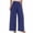 Navy, variant on Besolor Cotton Linen Pants for Women Casual Elastic Waist Wide Leg Flowy Beach Vacation Loungewear Trouser with Pockets