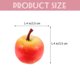 thumbnail image 3 of ColoMX Modelos de frutas de 50 piezas de frutas Simulación Modelos Modelos de manzanas realistas Modelos de manzanas pequeñas, 3 of 7