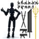 thumbnail image 1 of Mobile Doll Set, 3D Printed Titan Robot Mobile Doll, Posable Mobile Doll, Suitable For Collectors, Desktop Decoration, 1 of 5