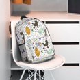 thumbnail image 3 of Rateoe Colorful Poodle Dog Pattern Student Backpack Water-resistant Backpack 15-inch Laptop Backpack Lightweight Adjustable School Backpack, 3 of 6