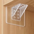 thumbnail image 3 of 10-20PCS Triangular Bracket Wardrobe Partition Bracket No Drilling No Marking Adhesive Layered Bracket Holder Strong Adhesive, 3 of 10