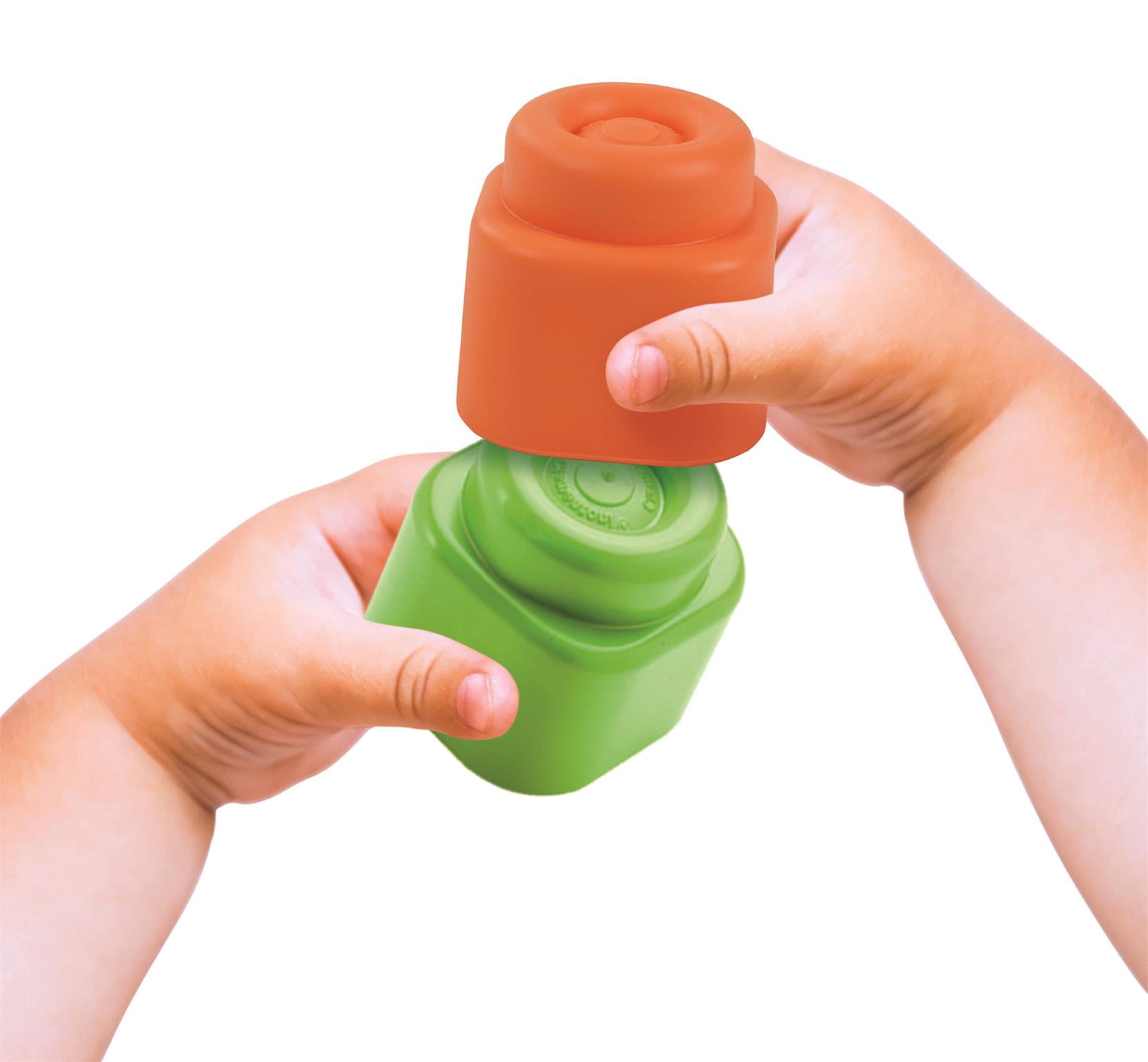 Clementoni Sensory Ball: 5 Soft Multicoloured Building Blocks for Babies, Develops Senses, Motor Skills & Coordination, Washable (6-36 months)
