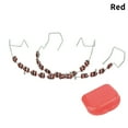 thumbnail image 1 of 2025 Fournitures Dentaires Orthodontiques Support Mode Complet Arche Fil Multi-Usage Hygiène Buccale Orthèses à Crochet Rouge, 1 of 1