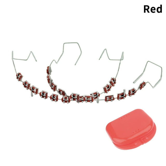 2025 Fournitures Dentaires Orthodontiques Support Mode Complet Arche Fil Multi-Usage Hygiène Buccale Orthèses à Crochet Rouge