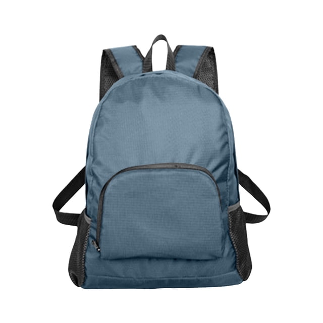 Foldable Backpack for Students Lightweight 150 g with Reflective Strip and Side Mesh Pocket