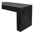 thumbnail image 4 of Moe's Home Collection Lazarus Outdoor Bench Black, 4 of 4