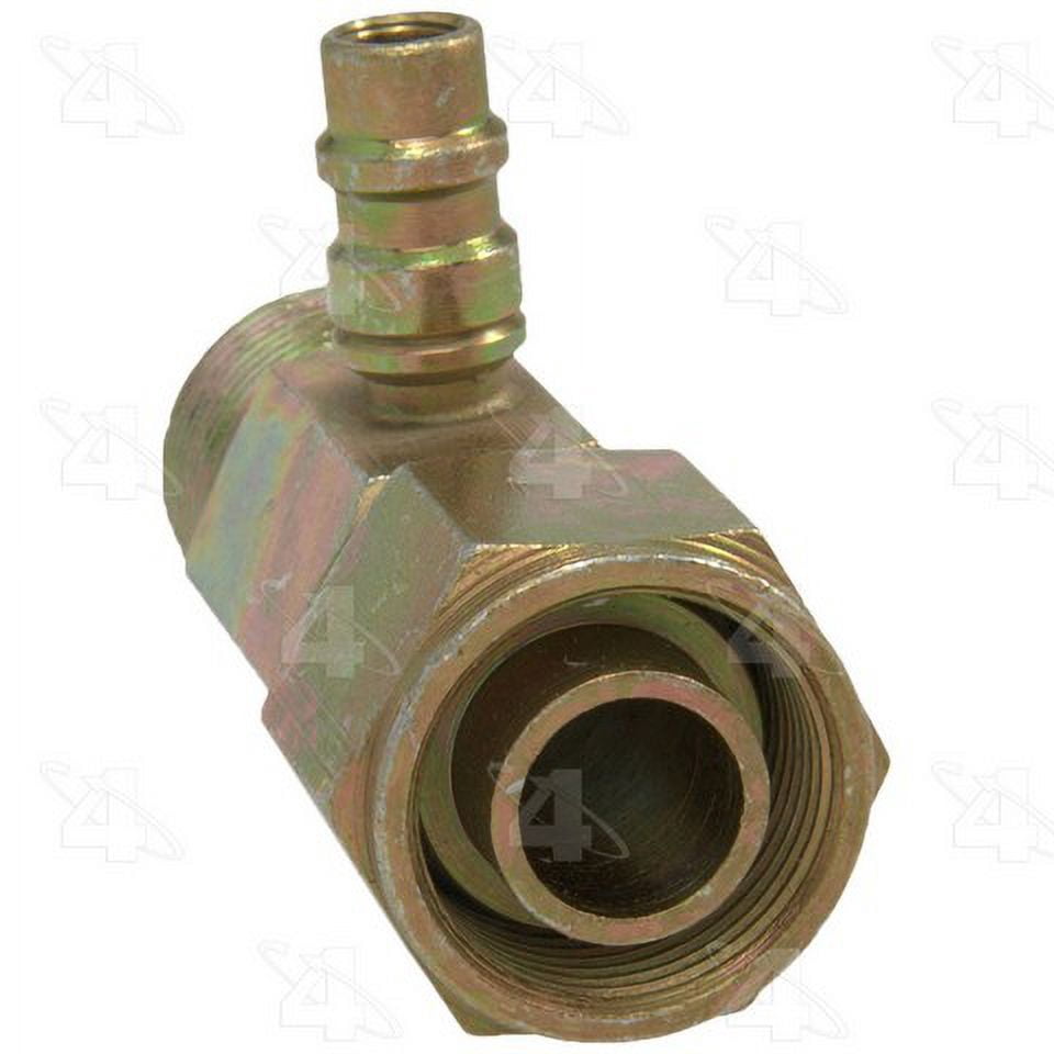 Inline Standard O-Ring A/C Fitting w/ R134a Service Port