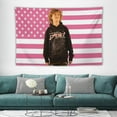 thumbnail image 5 of Nelson Celebrity and Decorations Stuff American Pink Flags Wall Funny Tapestry Hanging Neumann Merch for Dorm Bedroom Decorative Aesthetic, 5 of 8