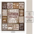 thumbnail image 4 of Gift for Husband Blanket, Husband Valentine Gift Throws Blanket from Wife, Wedding Gifts for Husband, Father's Day Birthday Presents for Husband Ultra-Soft Blanket 50x60 Inch, 4 of 5