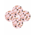thumbnail image 7 of 13 Inch Round Placemats Set of 4, Halloween Pink Non Slip Heat Insulation PP Table Mats, Black White Ghost Orange Skull Pumpkin Washable Place Mats for Kitchen Dining Party Table Decor, 7 of 7