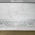 thumbnail image 6 of Ambesonne Damask Place Mats Set of 4, Vintage Rich Flowers, Standard Size, Grey Bluegrey White, 6 of 6
