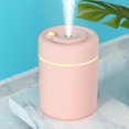 thumbnail image 1 of Humidificador de aire portátil, apagado automático, difusor esencial de terapia, generador de niebla de lámpara suave, USB para , 220ml, para of Rosado Macarena dormitorio de humidificadores, 1 of 8