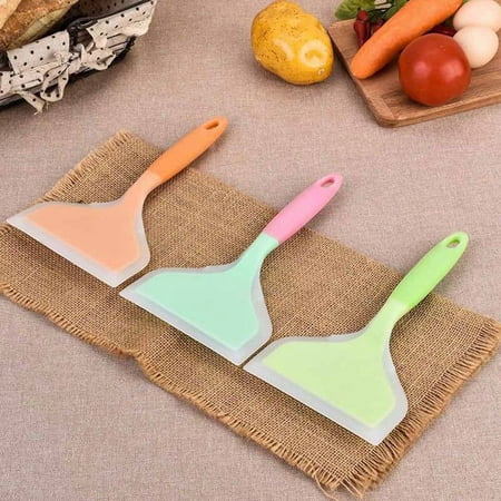 AkoaDa 1Pcs Food Grade Silicone Spatula For Beef Meats Kitchen Shovel Wide Pizza Shovel non-stick Pan Shovel Meat Cooking