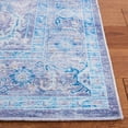 thumbnail image 6 of SAFAVIEH Tucson Hollie Oriental Machine Washable Area Rug, Purple/Blue, 8' x 8' Square, 6 of 14