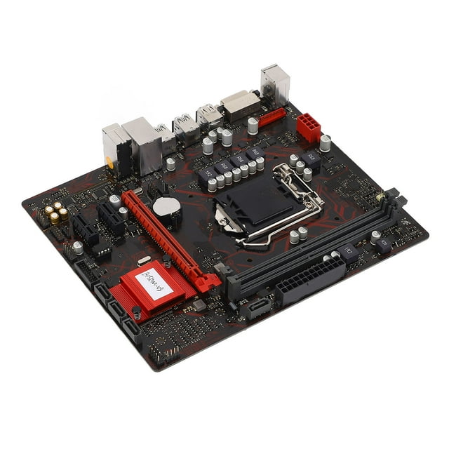 Placa Base Para Juegos M-ATX, Ranura Para CPU LGA 1151, Placa Base Para Computadora De Escritorio Con Memoria DDR4 Doble De 2133 MHz Para CPU Core I7 I5 I3 Pentium Celeron De 14 Nm