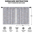 thumbnail image 2 of Blackout Kids Curtains,Boho Bohemia Rainbow Childrens Insulated Curtains Set Of 2,Bedroom Essentials,Toddler Room Decor 42"x54"(106x137cm), 2 of 4