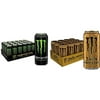 Monster Energy Drink, Green, Original, 16 Ounce (Pack Of 24) & Java Monster Mean Bean, Coffee + Energy Drink, 15 Ounce (Pack Of 12)