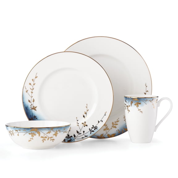 Lenox Highgrove Park 4-Piece Chip Resistant White Bone China Place Setting Set (Service for 1)