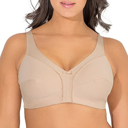 

Fruit of the Loom Women s Seamed Wirefree Bra Sand 44D