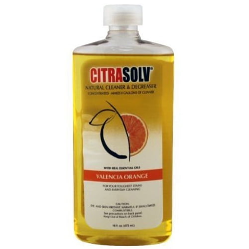 Citra Solv Concentrated Household Cleaner & Degreaser - Valencia Orange  Scent - 8 Fl Oz, Safe, Effective, and Versatile Cleaning Solution, Natural