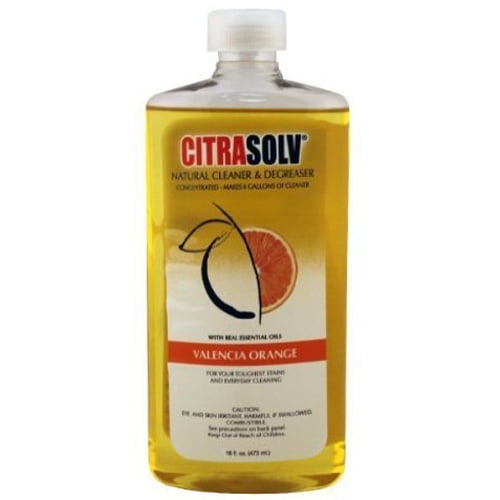 Citra Solv Natural Concentrate Valencia Orange Cleaner And Degreaser - 16 Oz, 3 Pack