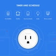 thumbnail image 3 of Teckin Smart Plug, Timer and Remote Control, Voice Control, Mini Smart Outlet, 2 Packs, 3 of 7