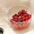 thumbnail image 3 of Multifunctional Fruit Washing Bowl with Strainer,2026 New Automatic Fruit Cleaner Spinner,2 in 1 Vegetable Drain Basket,Fruit Colander Storage Container for Kitchen Cooking Picnics Camping, 3 of 7