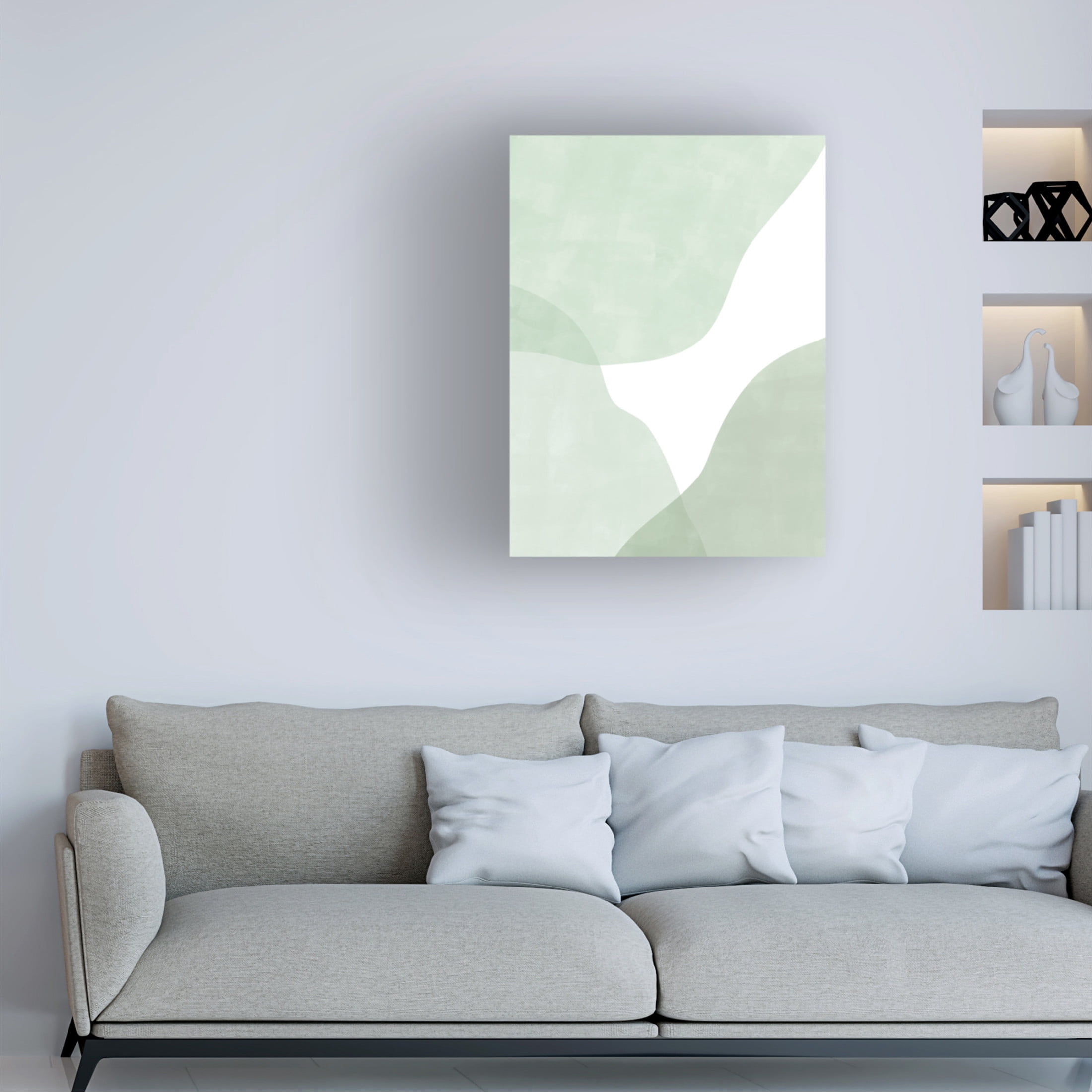 Trademark Fine Art Elena Ristova green6 Canvas Wall Art