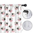 thumbnail image 4 of Blackout Kids Curtains,White Cow Head Pattern Childrens Insulated Curtains Set Of 2,Bedroom Essentials,Toddler Room Decor 52x63in(132x160cm), 4 of 5