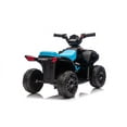 thumbnail image 3 of iYofe 6V Kids Ride on ATV Quad, Battery Powered 4-Wheeler Electric Toy for Toddlers Ages 3-5 with Anti-Slip Wheels, Indoor & Outdoor Ride on Car, Gifts for Birthday & Christmas, Blue, 3 of 7