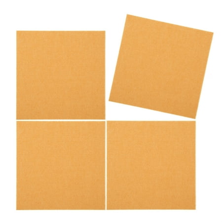 Triluc Place and Stick Tile Mats, Orange, 12x12 (4 (Best Underlayment For Tile)