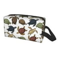thumbnail image 2 of Goofa Various Turtle Printed Toiletry Bag with Handle,Large Capacity Travel Makeup Cosmetic Bag for Women, Carry on Airport Airline Compliant Bag, 2 of 9