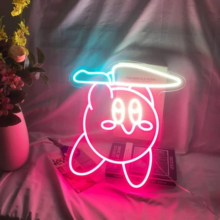 Queen Sense 15"x14" Custom Kirby Knife LED Sign Light Beer Pub Bar Wall Decor Artwork Party Gift Night Lights Flex Neon Signs W116KK-FLED