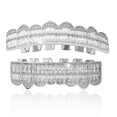thumbnail image 3 of Diamond Grill Caps Disfraz de colmillos e inferior Cosplay para Plata inferior Sunnimix parrilla de dientes, 3 of 8