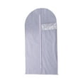 thumbnail image 2 of Unique Bargains 3 Pcs Dustproof Transparent Window Garment Bag Purple 47.24"x23.62", 2 of 6