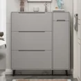 thumbnail image 2 of Armario de zapatos con cajón de lujo, diseño Vertical, organización del hogar, Zapatero, pasillo de madera, muebles Schonen Kast para sala de estar, 2 of 4