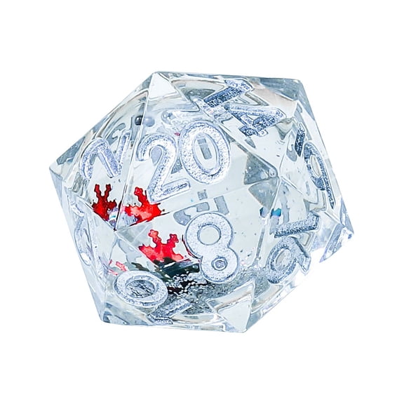 Sharp Edged 22mm Snow Globe D20