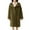 Green, variant on BFHHYA Girls Wool-Blend Trench Coat Button-Down Hooded Long Peacoat Long Sleeve Fall Winter Outerwear with Pockets for Weekend Brunch (5-14Y)